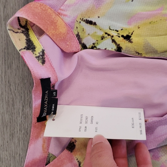 NWT Pink Floral BCBG Dress - Picture 2 of 11